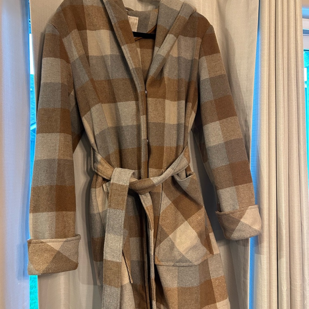 A New Day Tan and Gray Coat